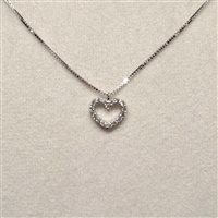 Collana Fanton Gioielli Donna COLLANE ORO in Oro bianco Zirconia COOR-284-52